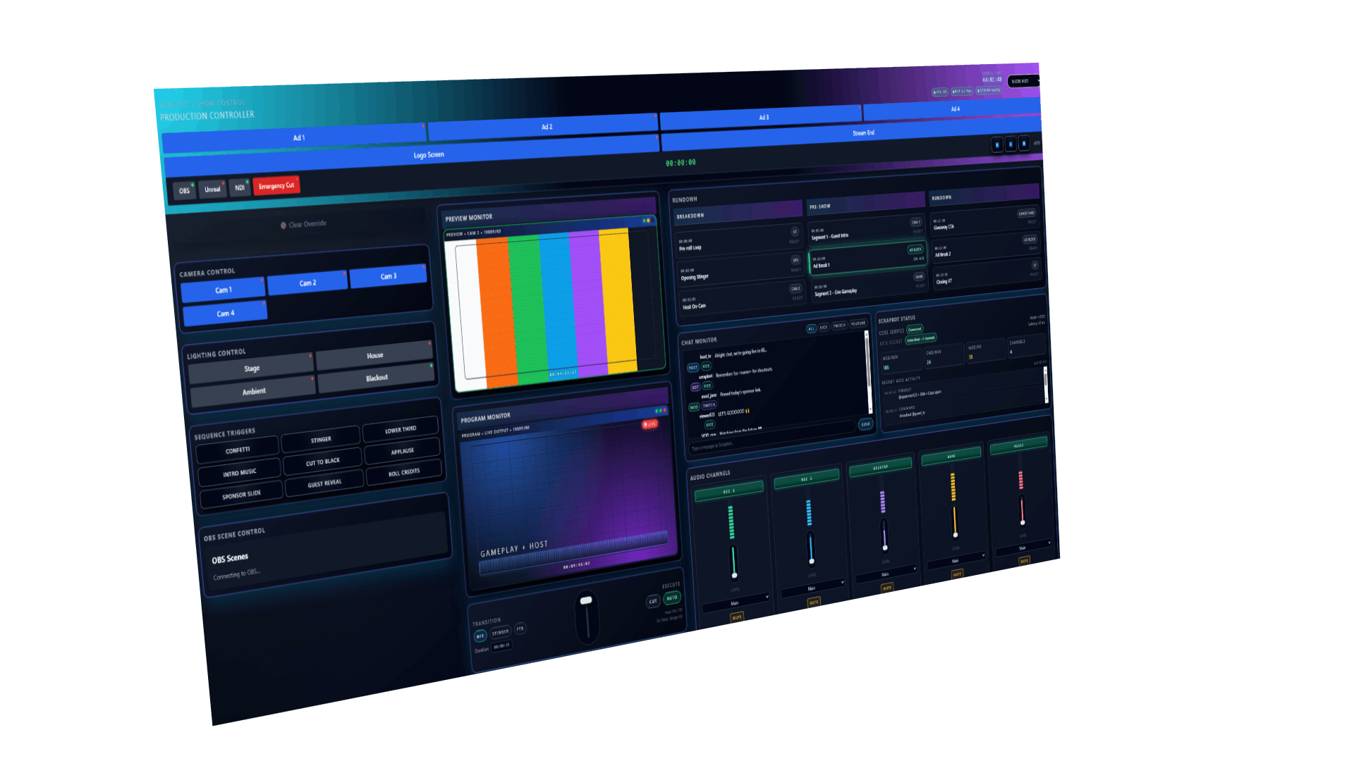 Scraplet dashboard preview